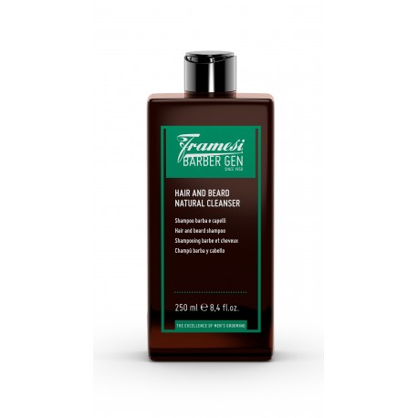 FRAMESI BARBER HAIR AND BEARD CLEANSER 250ml - KASDIENIS ŠAMPŪNAS VYRAMS