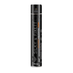 SILKY&FIXETT BLACK HAIRSPRAY (500ml) - ITIN STIRPIOS FIKSACIJOS PLAUKŲ LAKAS